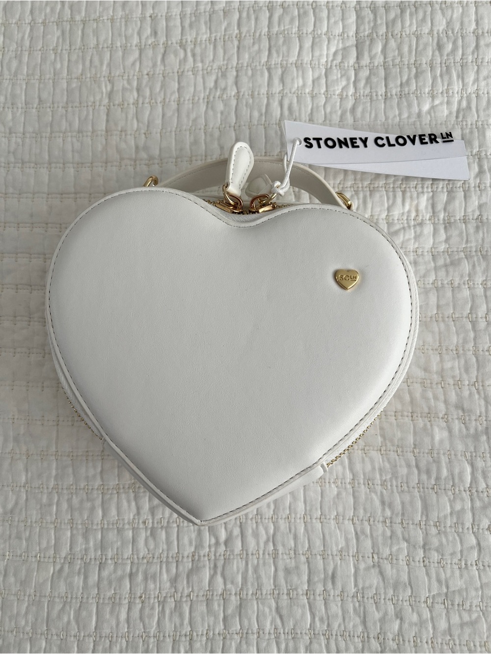 Stoney Clover Lane Mini Heart-Shaped Bag